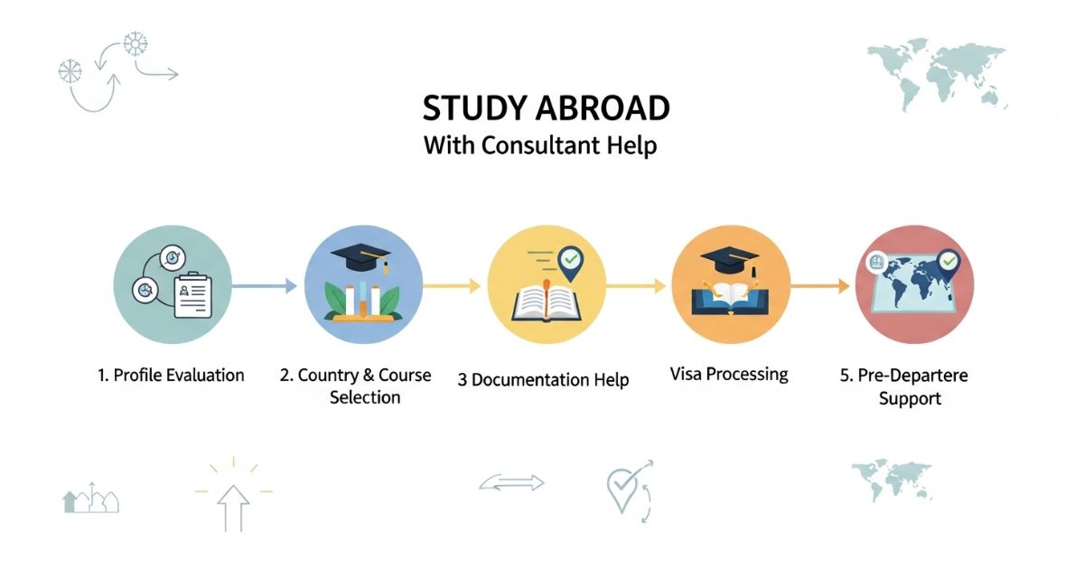 Step-by-Step Guide: How Consultants Simplify Study Abroad